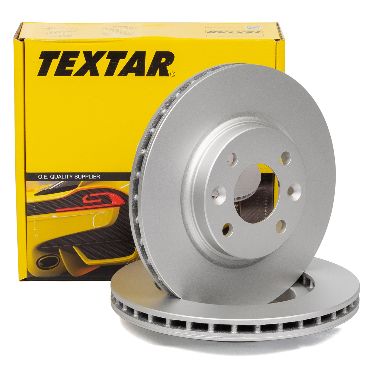 TEXTAR 92255203 Bremsscheiben Satz f&uuml;r SMART ForFour 453 RENAULT Clio 4 5 Twingo 3 vorne