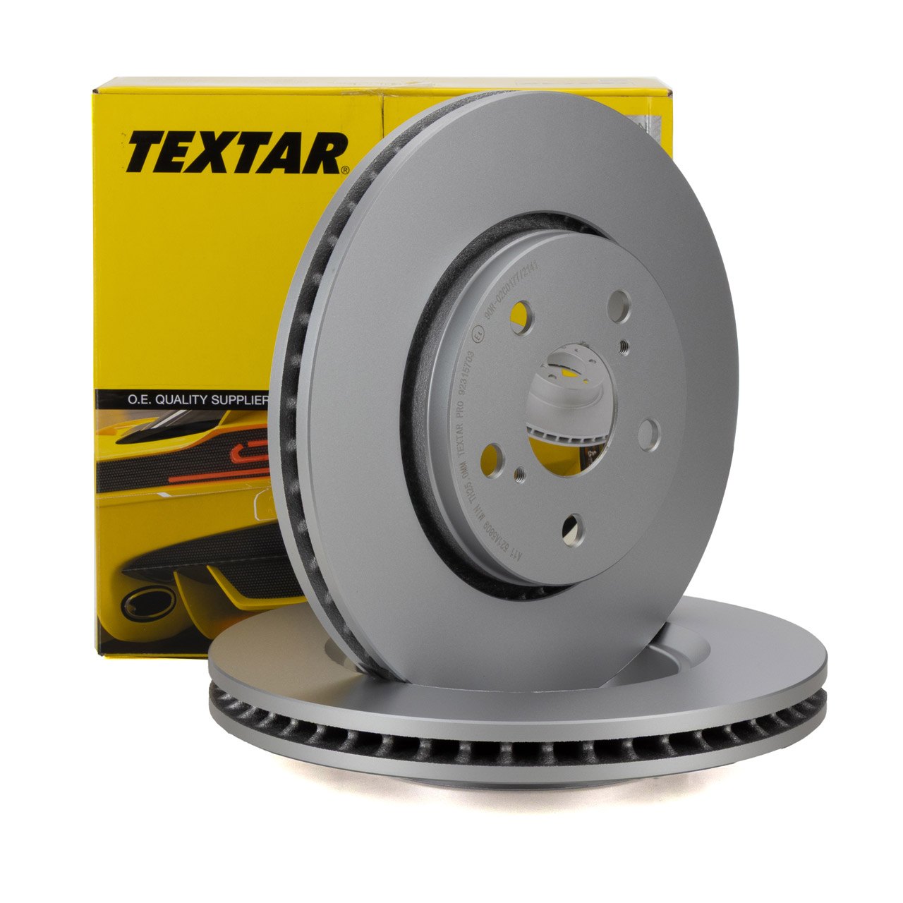 TEXTAR 92315703 Bremsscheiben Satz f&uuml;r TOYOTA C-HR X1 Corolla E21 2.0 Hybrid vorne