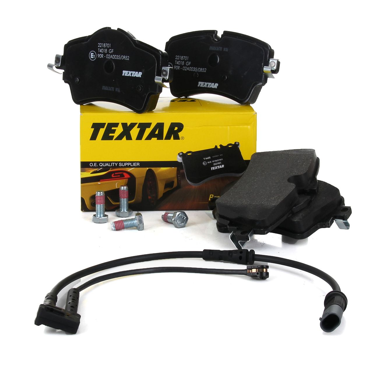 TEXTAR 2218701 Bremsbel&auml;ge + Wako f&uuml;r MINI F55 F56 F60 F57 One/Cooper vorne