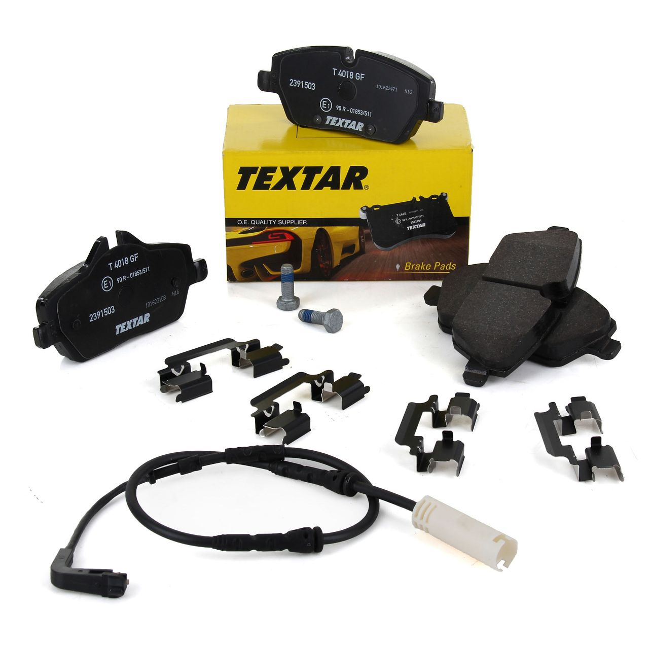 TEXTAR 2391503 Bremsbel&auml;ge + Wako f&uuml;r BMW E81 E82 E87 116-120i 116d 118d bis 03.2010 vorne