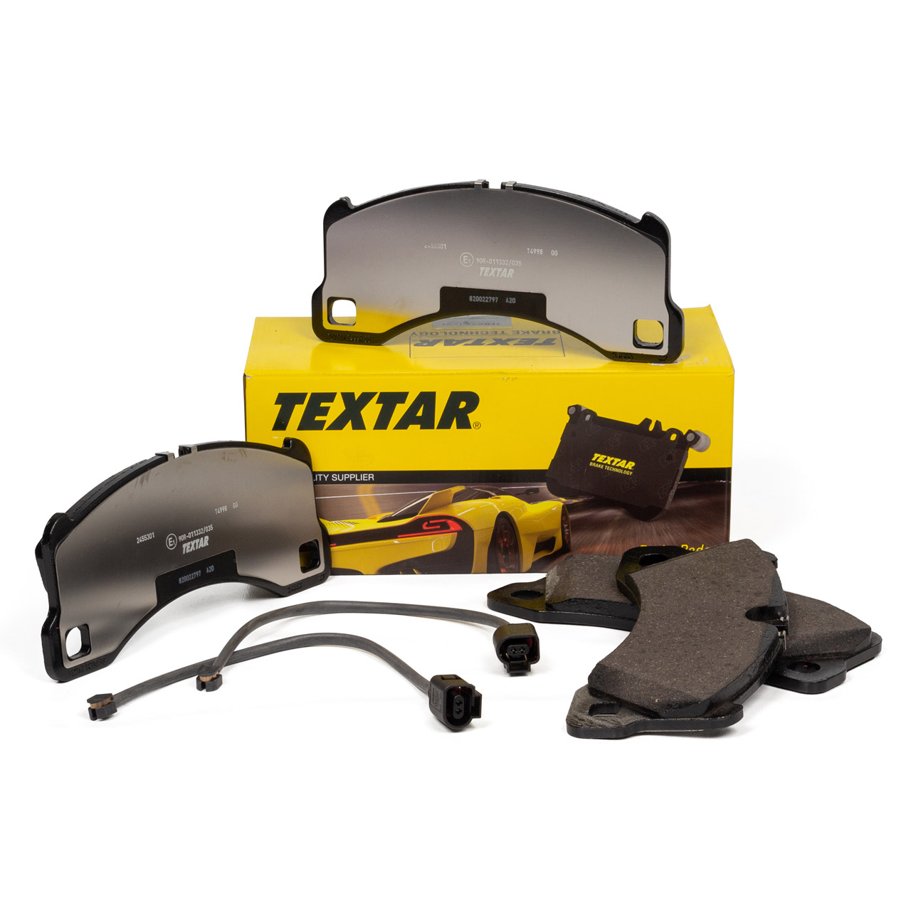 TEXTAR 2455301 Bremsbel&auml;ge + Wako f&uuml;r PORSCHE Panamera (970) bis Fgst.-Nr. vorne