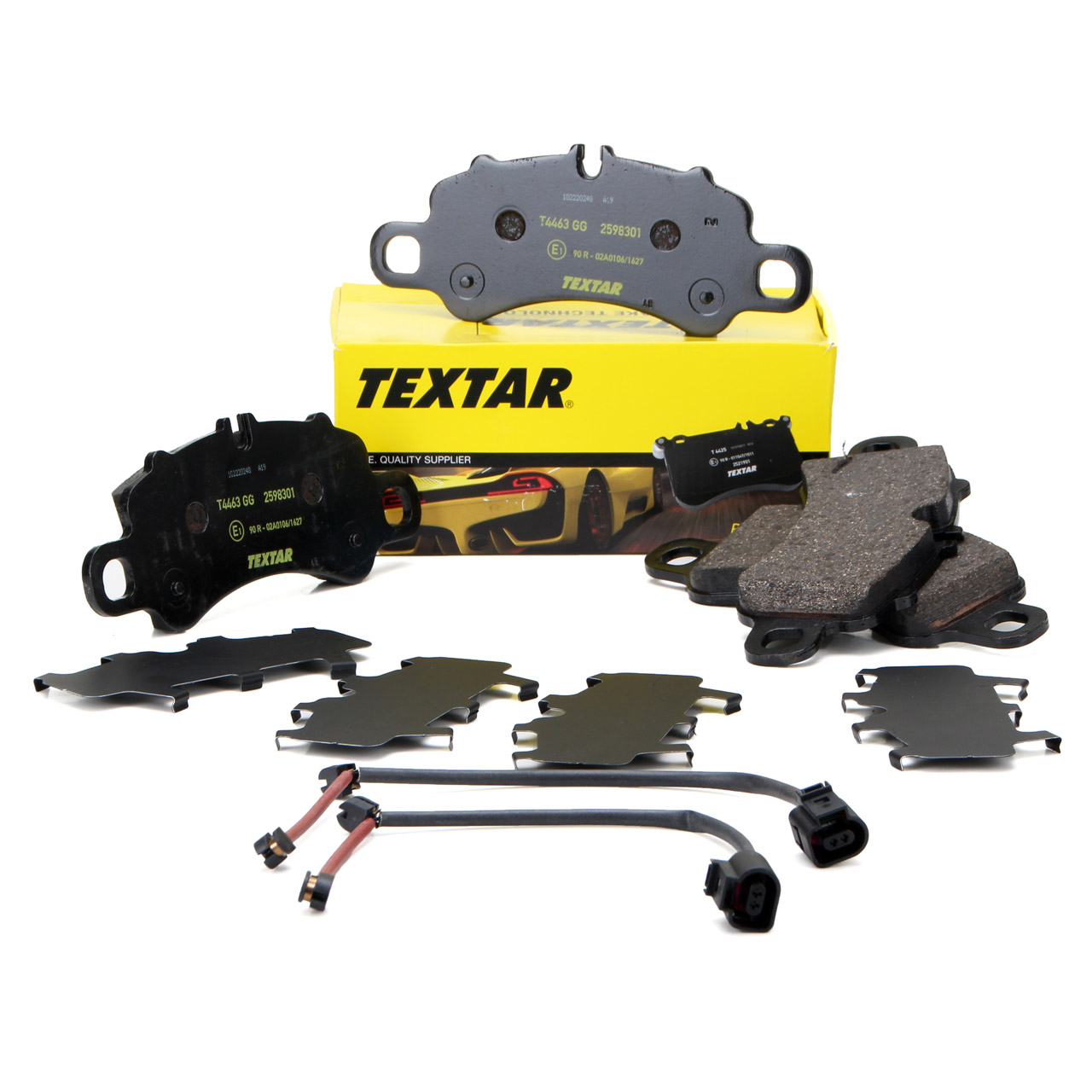 TEXTAR 2598301 Brake Pads + Wako for PORSCHE 991 3.0 Carrera, Boxster, Cayman S / GTS (front)
