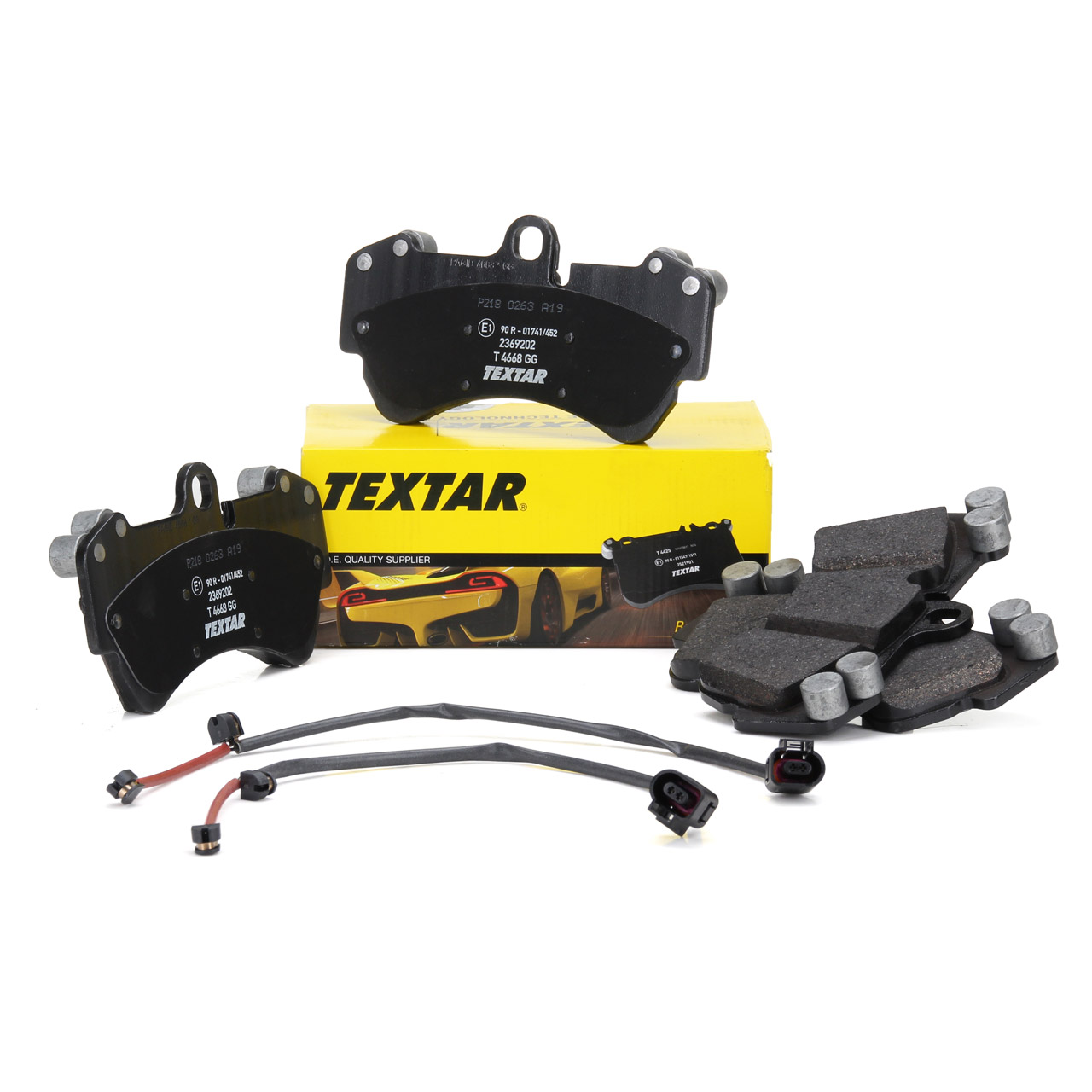TEXTAR 2369202 Brake Pads + Wako for PORSCHE Cayenne (9PA) 1LK VW Touareg (7L) 1LC (front)