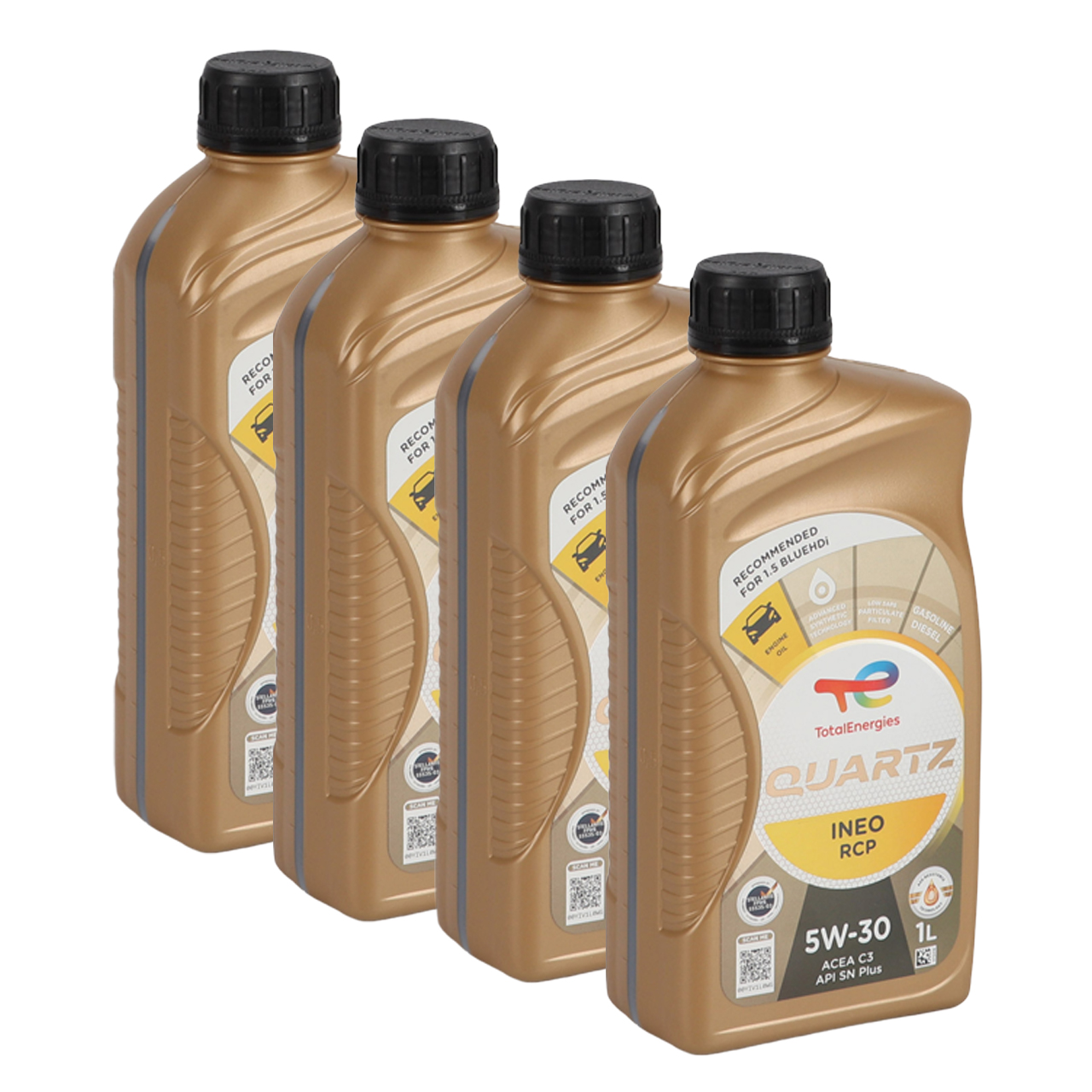 4L 4 Liter TOTAL QUARTZ INEO RCP 5W-30 Motor&ouml;l f&uuml;r Stellantis FPW9.55535/03 PSA B71 2290
