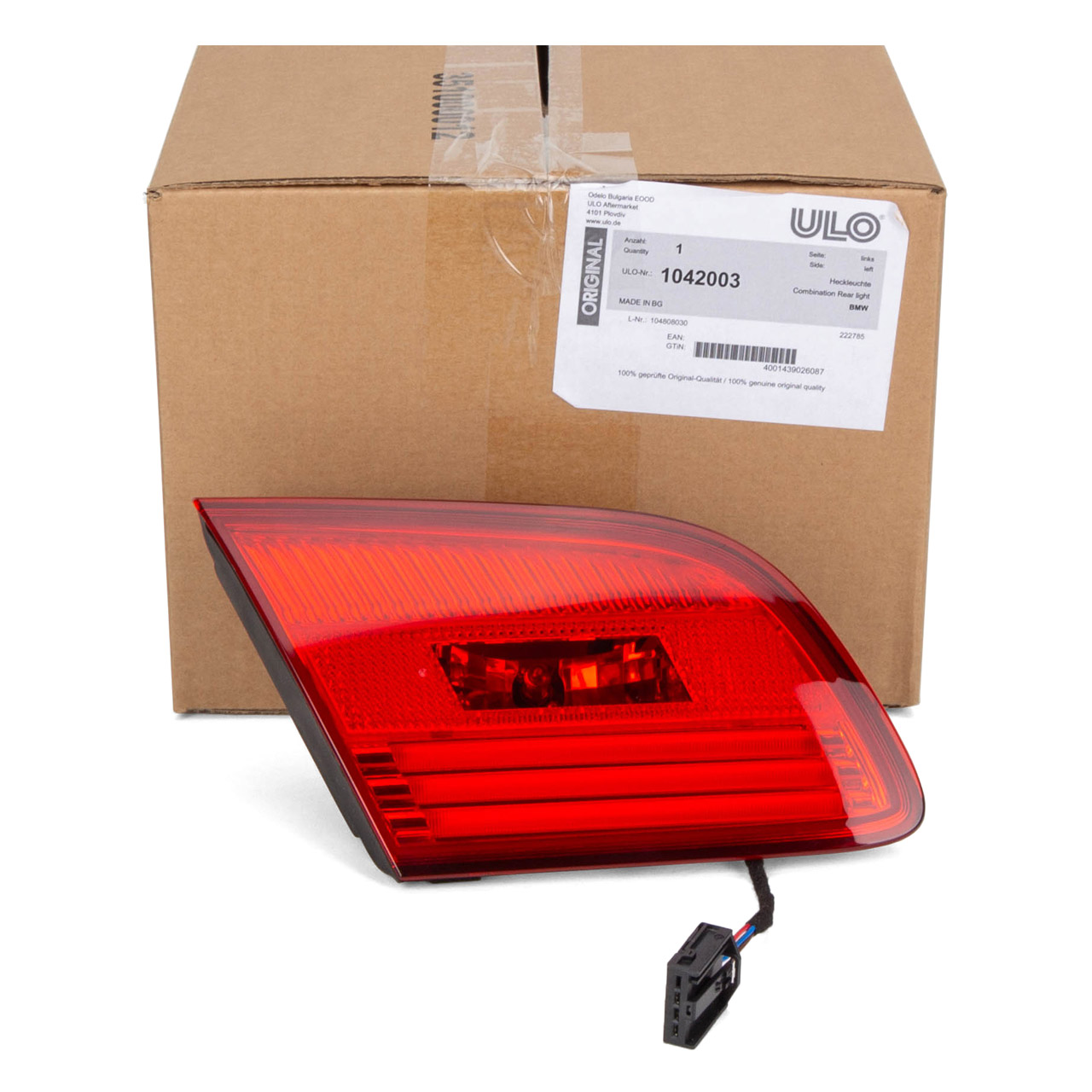 ULO 1042003 Rear Light for BMW 3 Series (pre-2010, non-LCI) Left Inner 63217162303
