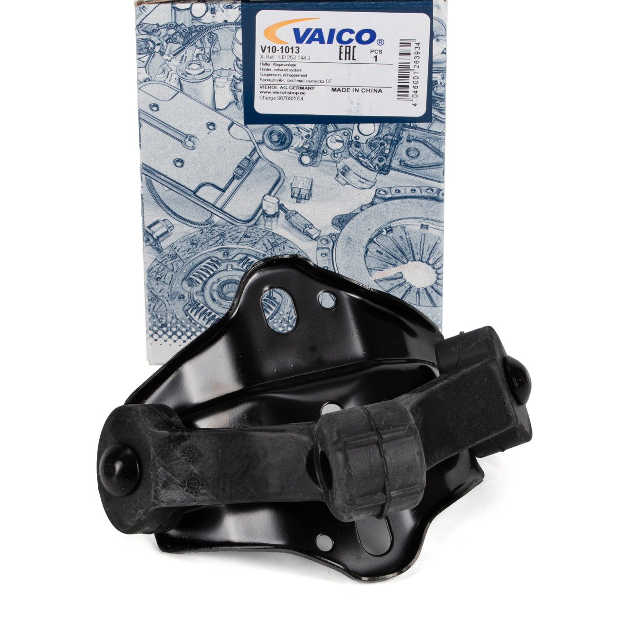 VAICO Halter Auspuff Schalld&auml;mpfer f&uuml;r VW Golf 4 5 AUDI 8L 8P SEAT Ibiza 3 SKODA 1 6Y