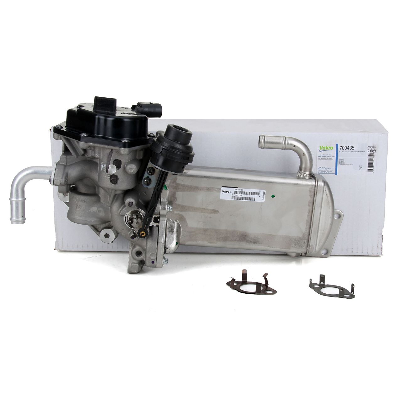 VALEO 700435 AGR Ventil Abgaskühler + 2 Dichtungen für VW Multivan Transporter T5 2.0 TDI