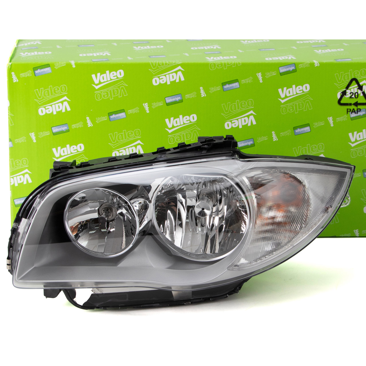 VALEO 043902 HALOGEN Hauptscheinwerfer f&uuml;r BMW 1er E87 Bj. 09.2004 vorne links 63126924485