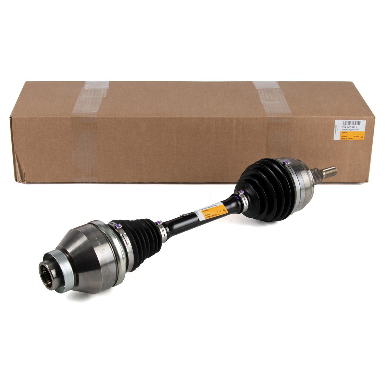 ORIGINAL VW Drive Shaft, Constant Velocity Joint, Transporter Multivan T5 7H0407454X