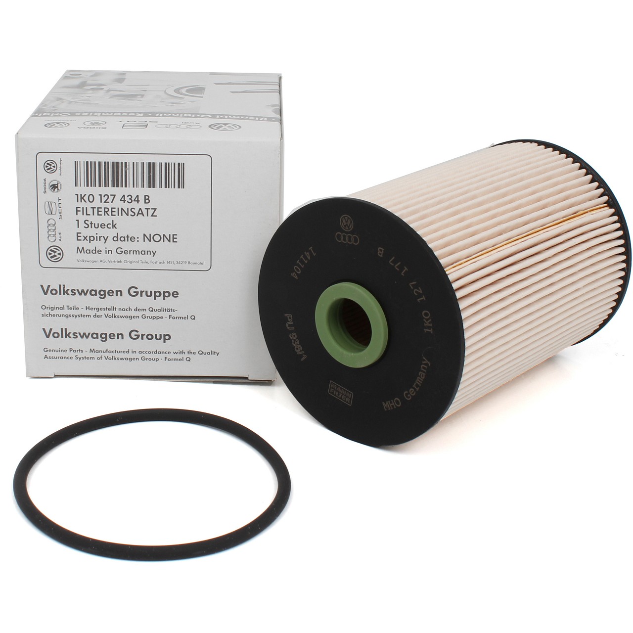 ORIGINAL VW AUDI SKODA Fuel Filter for Golf 5, 6, A3, 8P, Octavia 2, 1.9/2.0 TDI, 1K0127434B