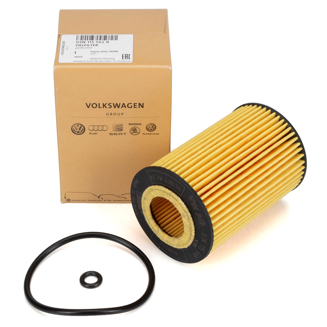 ORIGINAL VW &Ouml;lfilter Golf 7 Passat B8 T6 Tiguan A3 A4 Leon Octavia 1.6/2.0 TDI 03N115562B