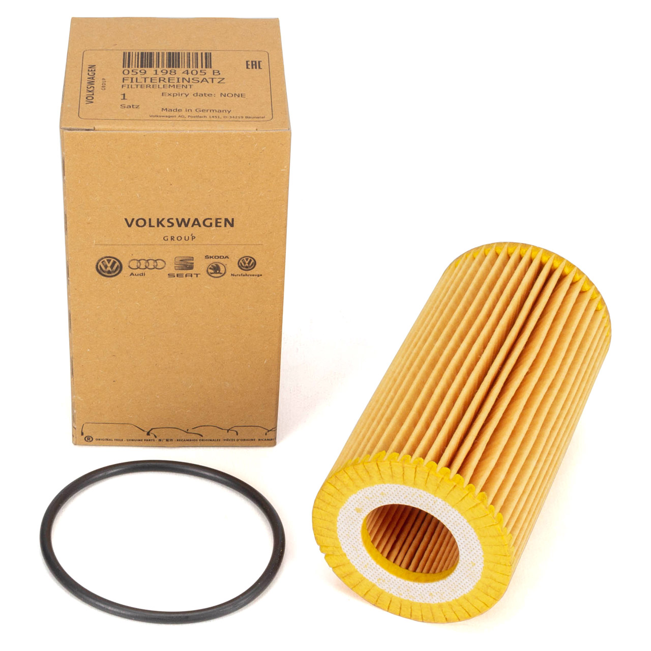 ORIGINAL VW AUDI Oil Filter for Amarok, Touareg, 3, A4, B9, A5, A6, C7, C8, Q5, Q7, Q8, 3.0 TDI 059198405B