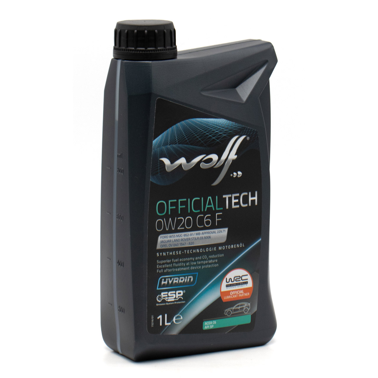 1L 1 Liter WOLF OFFICIALTECH 0W20 C6 F Motoröl MB 229.71 JAGUAR 