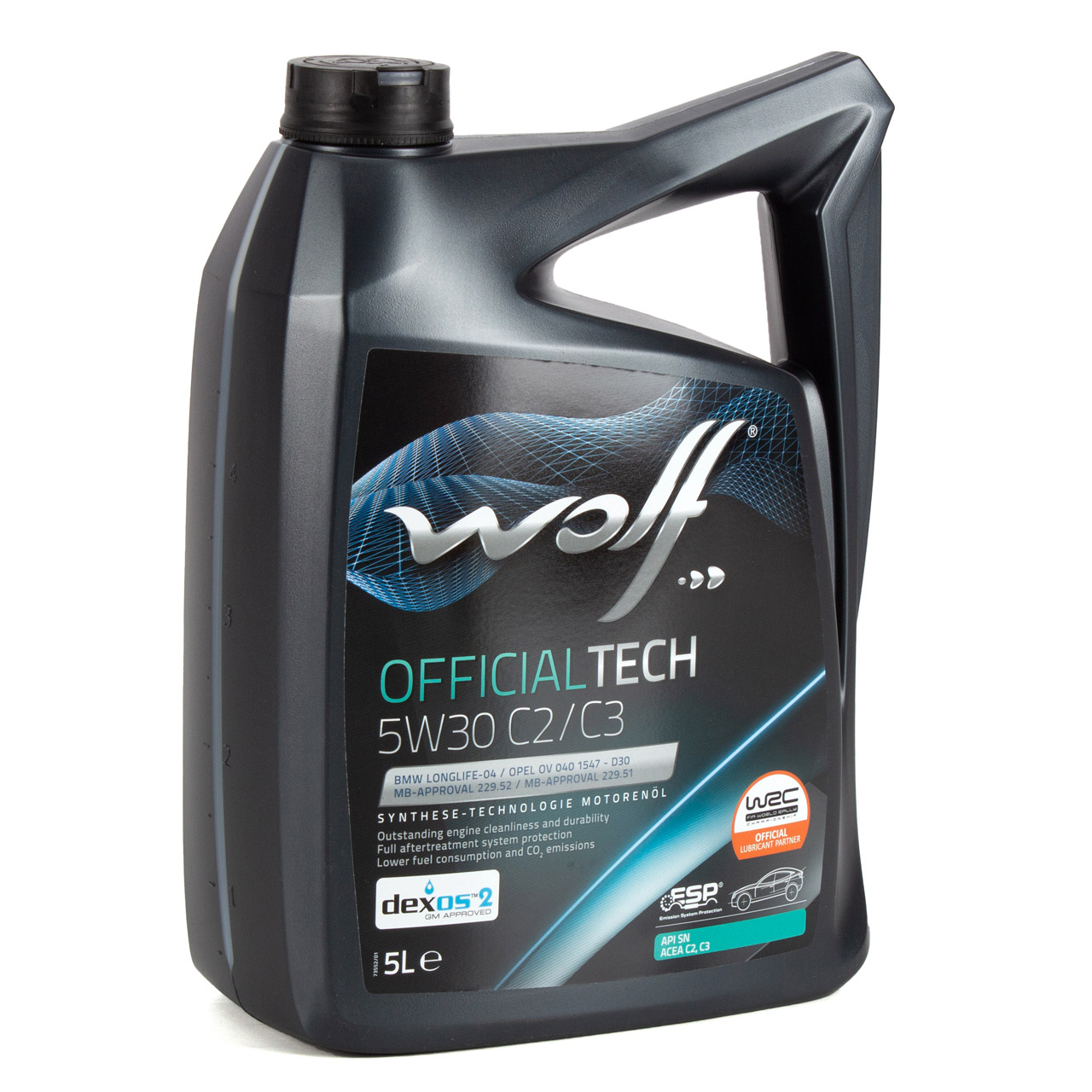 5L 5 Liter WOLF OFFICIALTECH 5W30 C2/C3 Motor&ouml;l f&uuml;r BMW LL-04 dexos2 229.51/52 505.00/01