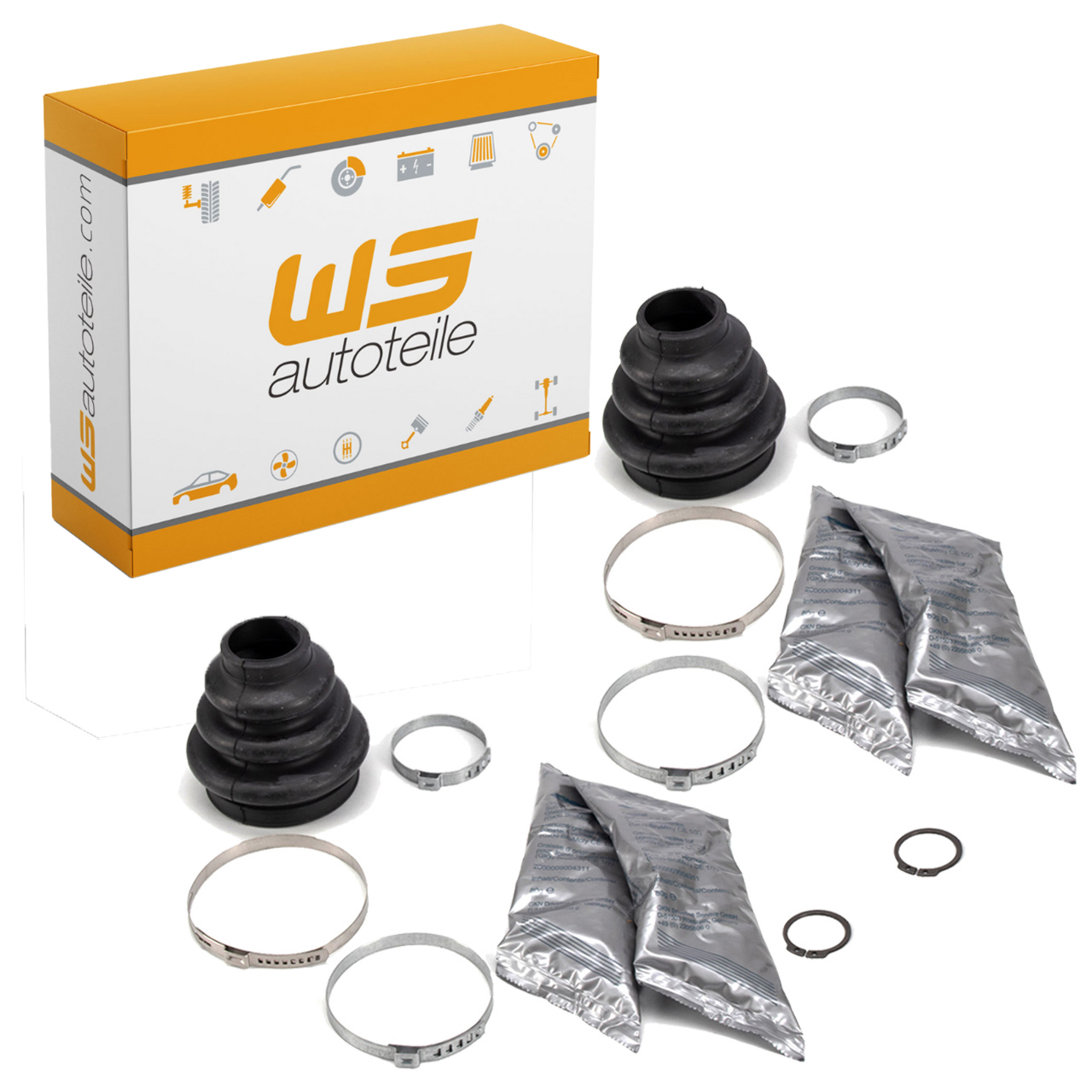 2x Achsmanschette Satz für PORSCHE 996 997 991 Boxster Cayman 986/7/1/2 hinten 99633229300