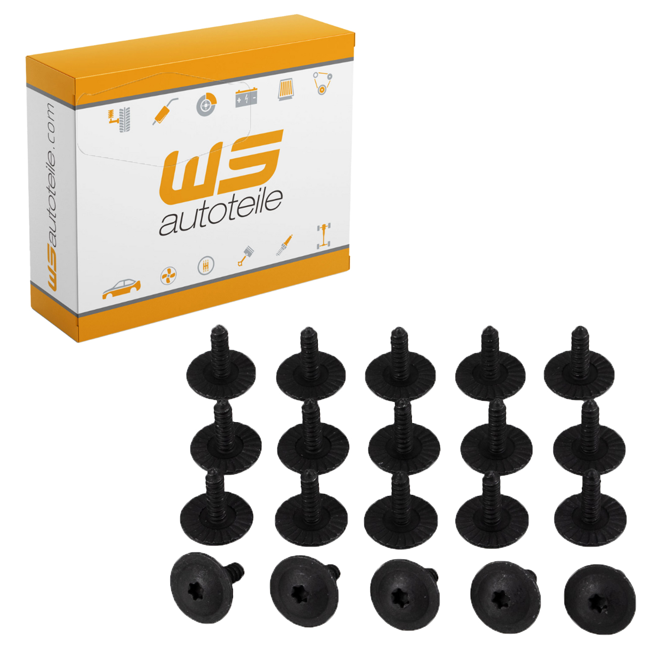 20x Blechschraube 4,8x16 für PORSCHE 996 997 991 992 Cayenne Macan Panamera 9A700769800