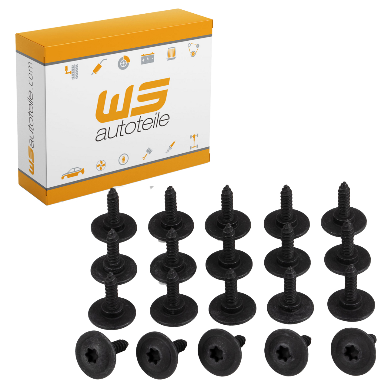 20x Blechschraube 4,8x19 für PORSCHE 996 997 991 992 Cayenne Macan Panamera 9A700751700