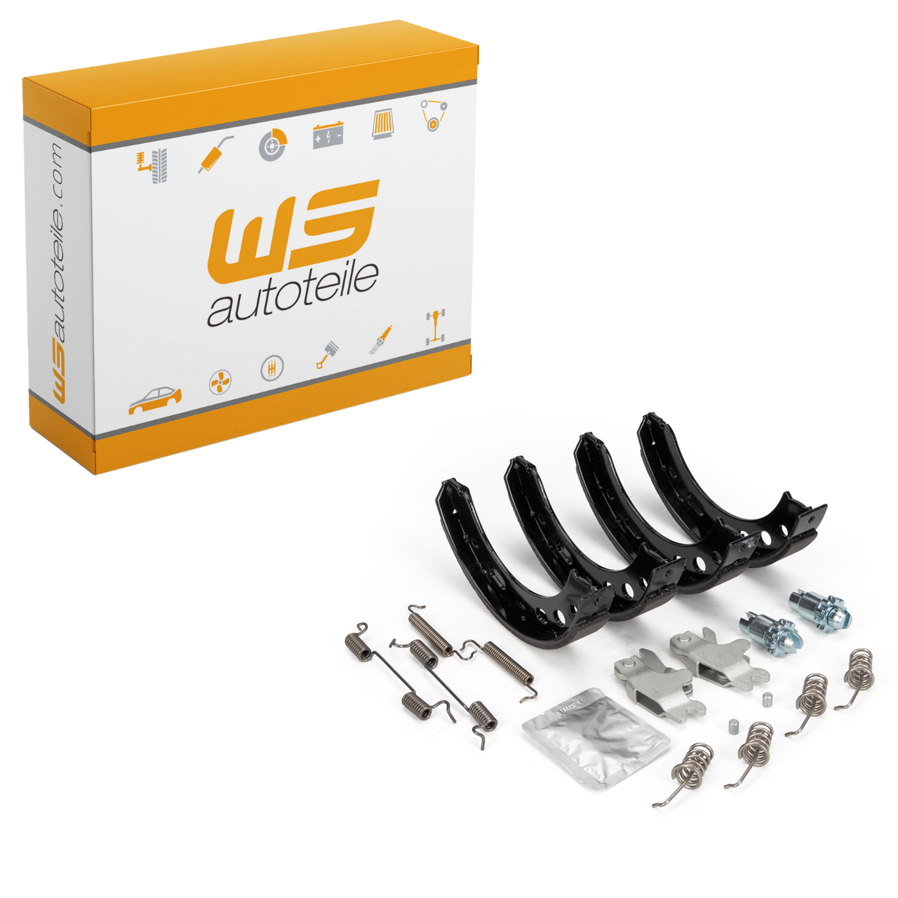 Bremsbacken + Zubehör Satz für PORSCHE 997 Boxster Cayman (987) hinten