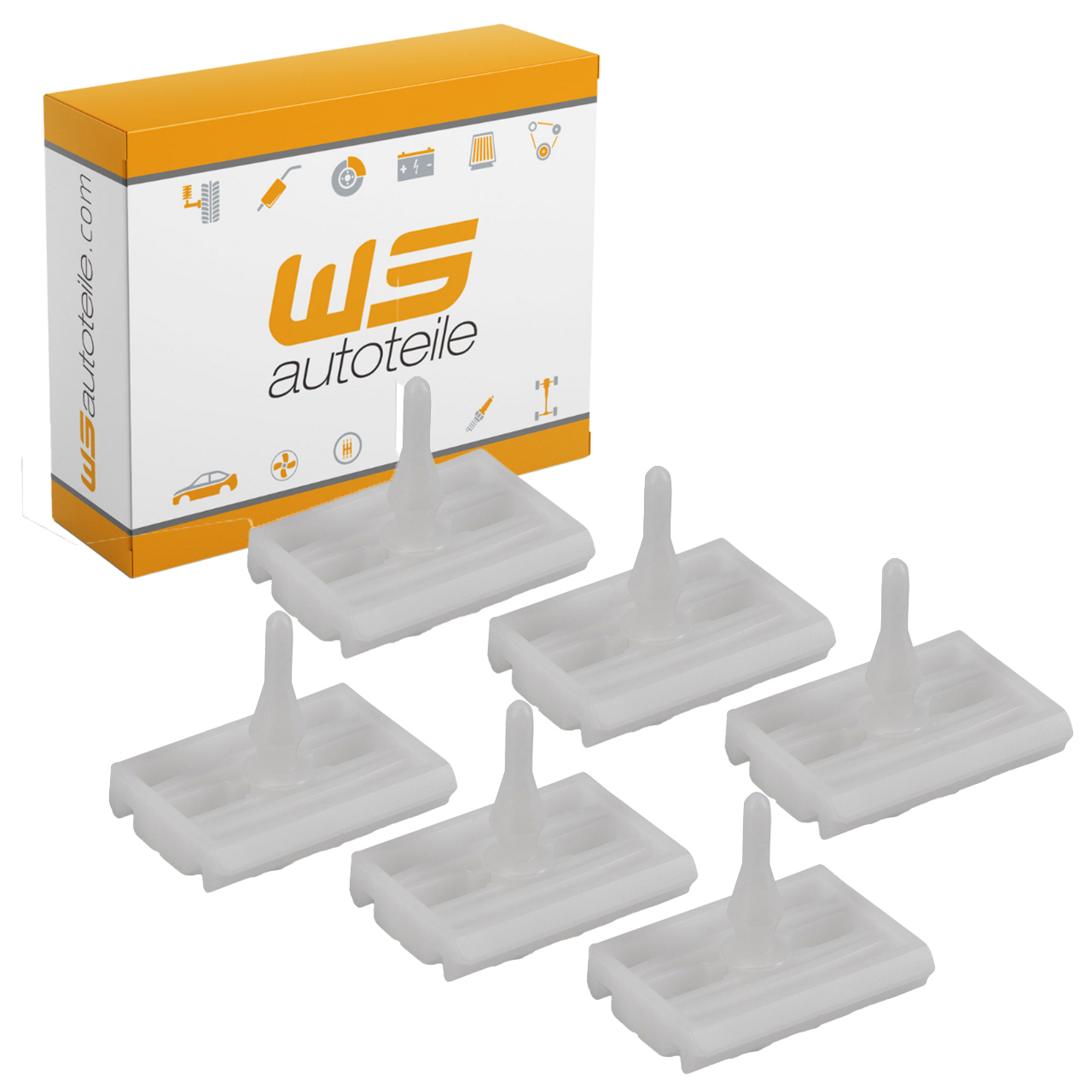 6x Clip Befestigung Karosserie Schwellerleiste für PORSCHE 964 3.6 Carrera 99959191640