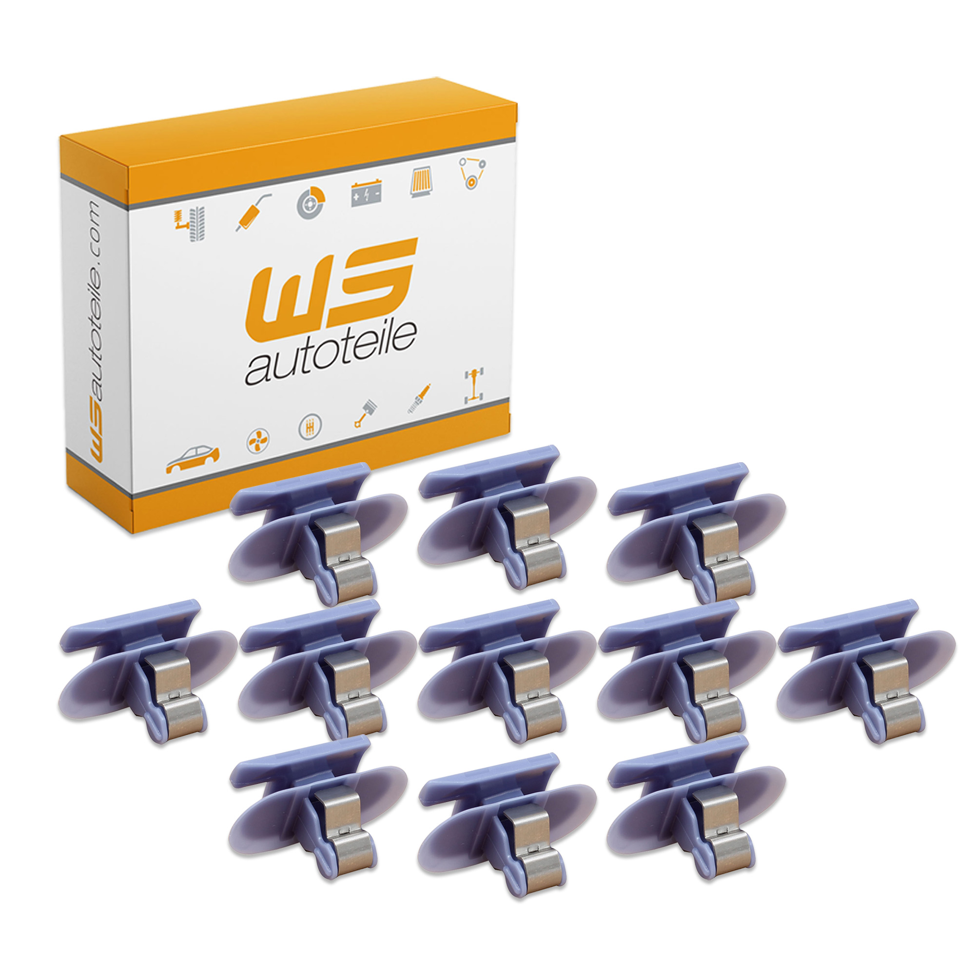 10x Clips Befestigungsclips für OPEL ASTRA CORSA INSIGNIA SIGNUM ZAFIRA 1222141