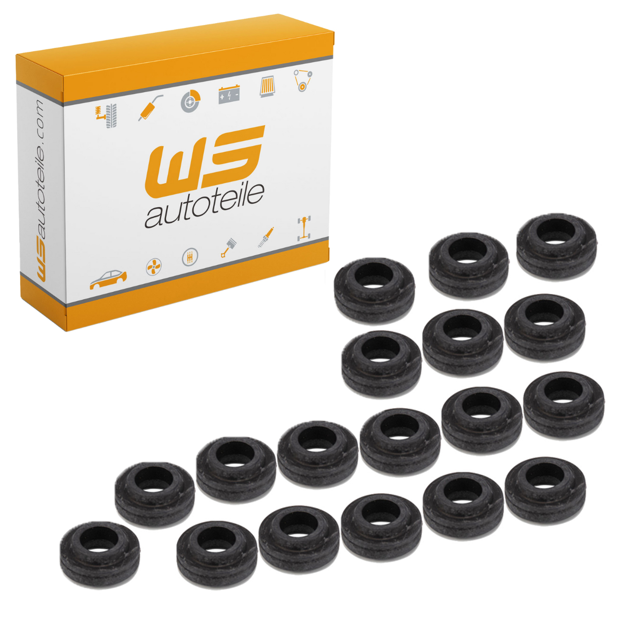 18x Druckringe Kettengehäuse für PORSCHE 964 993 3.6/3.8 Carrera / Turbo 96410514001