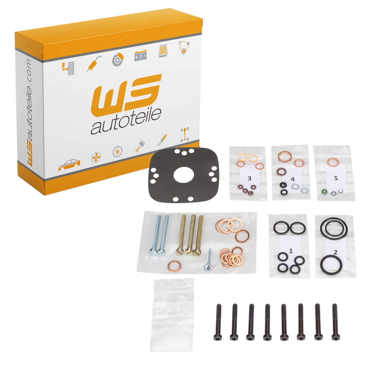 Gasket Set for K-Jetronic Fuel Injection System for PORSCHE 924 2.0 116/125 hp 063133481X