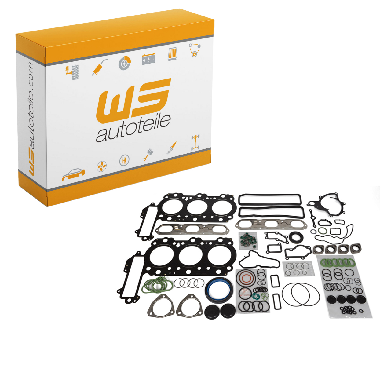 Engine gasket set for PORSCHE Boxster Cayman (987) S 3.4 295/303 hp M97.21 M97.22