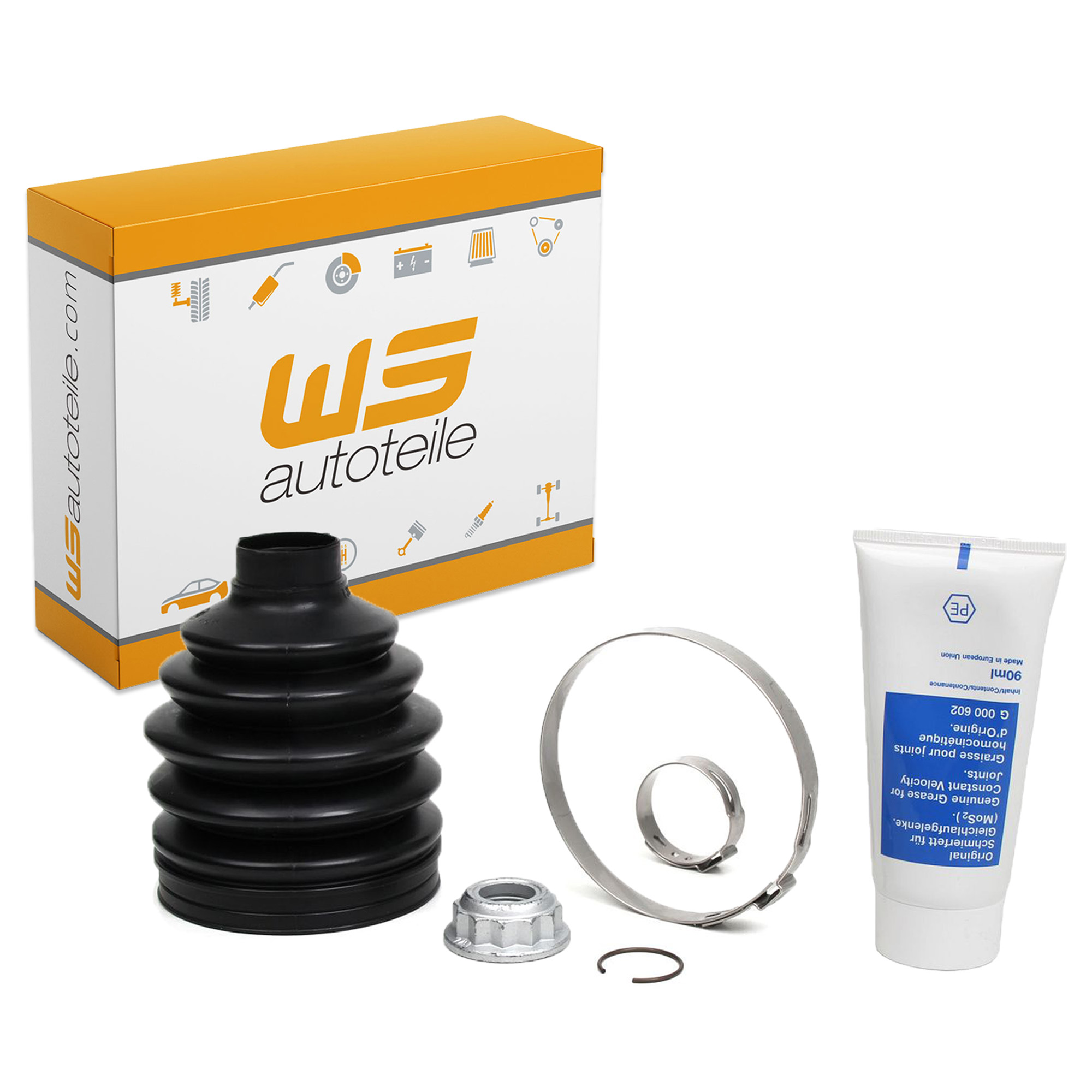 Achsmanschette Satz f&uuml;r MERCEDES A-Klasse W169 B-Klasse W245 vorne RADSEITIG