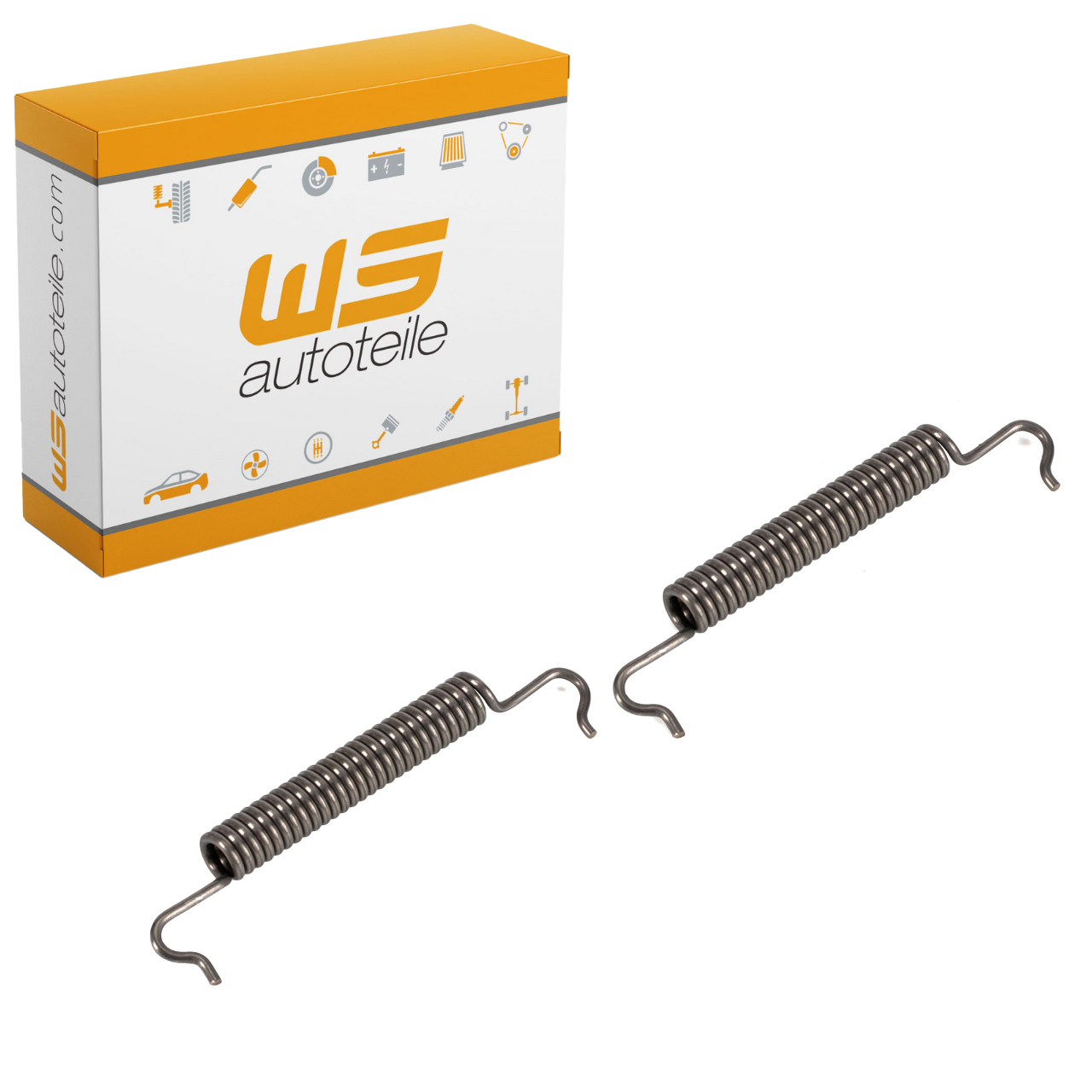 2x Feder Bremsbacken für PORSCHE 996 997 991 992 Boxster Cayenne Panamera Taycan 298609717