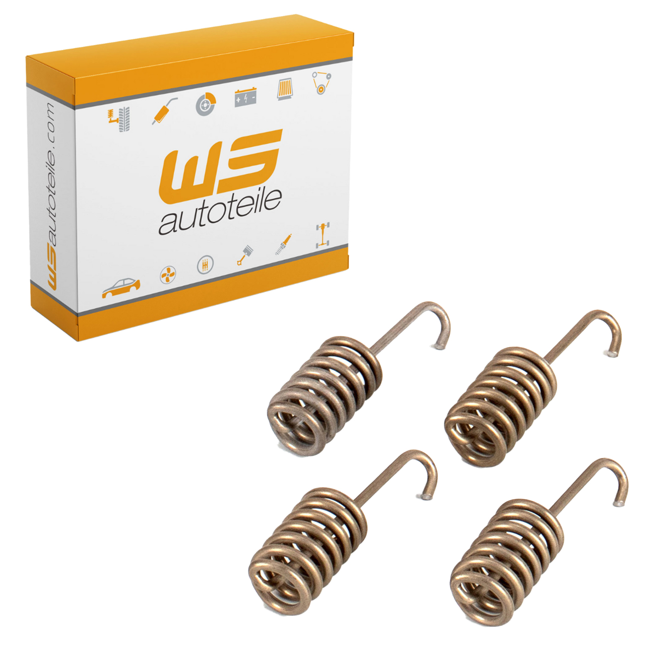 4x Feder Rückzugfeder Bremsbacken für PORSCHE 964 993 924 928 944 968 hinten 92835295702