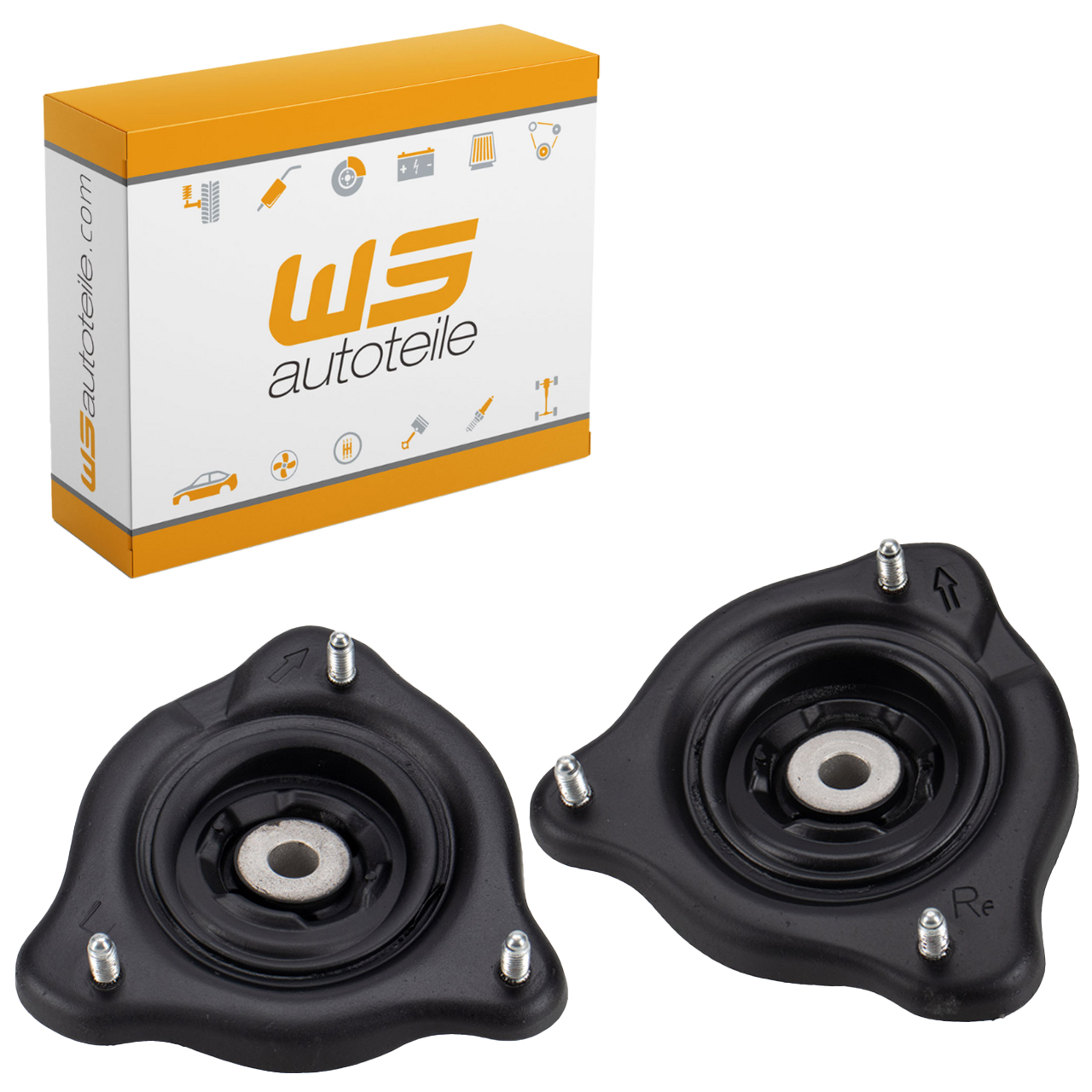 2x Federbeinlager Domlager f&uuml;r PORSCHE 996 Carrera / Turbo 4 4S IX73 IX74 vorne