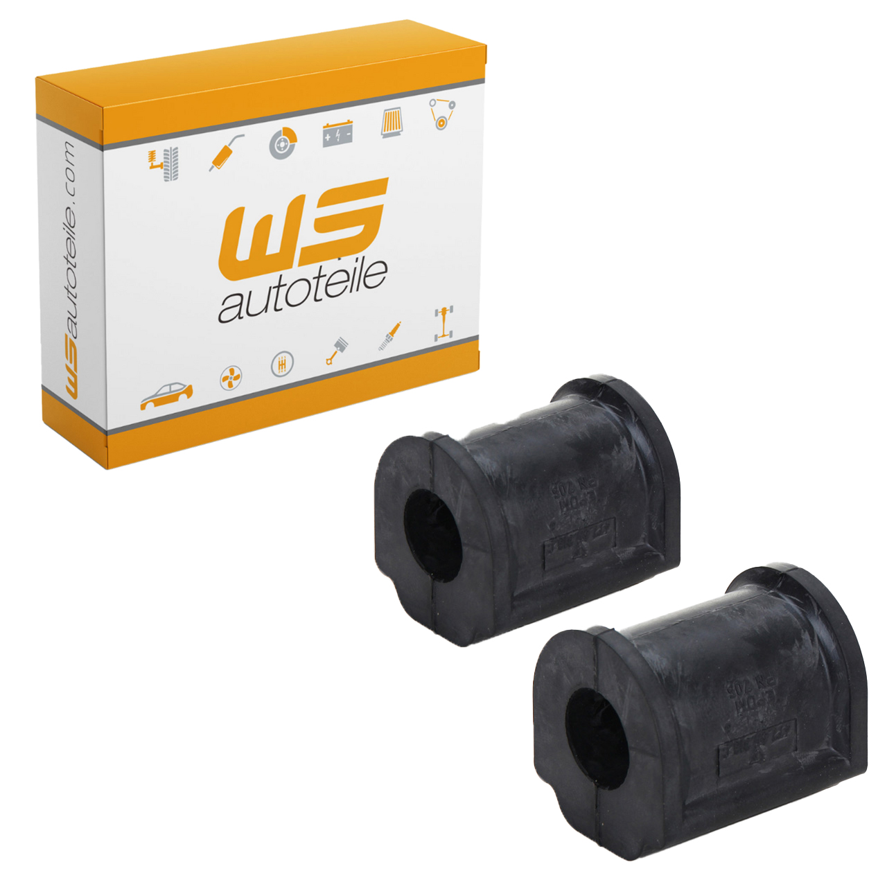 2x 20mm stabilizer bar bushings for Porsche 911, 964, 993, 924, 944 (rear) 477411313C