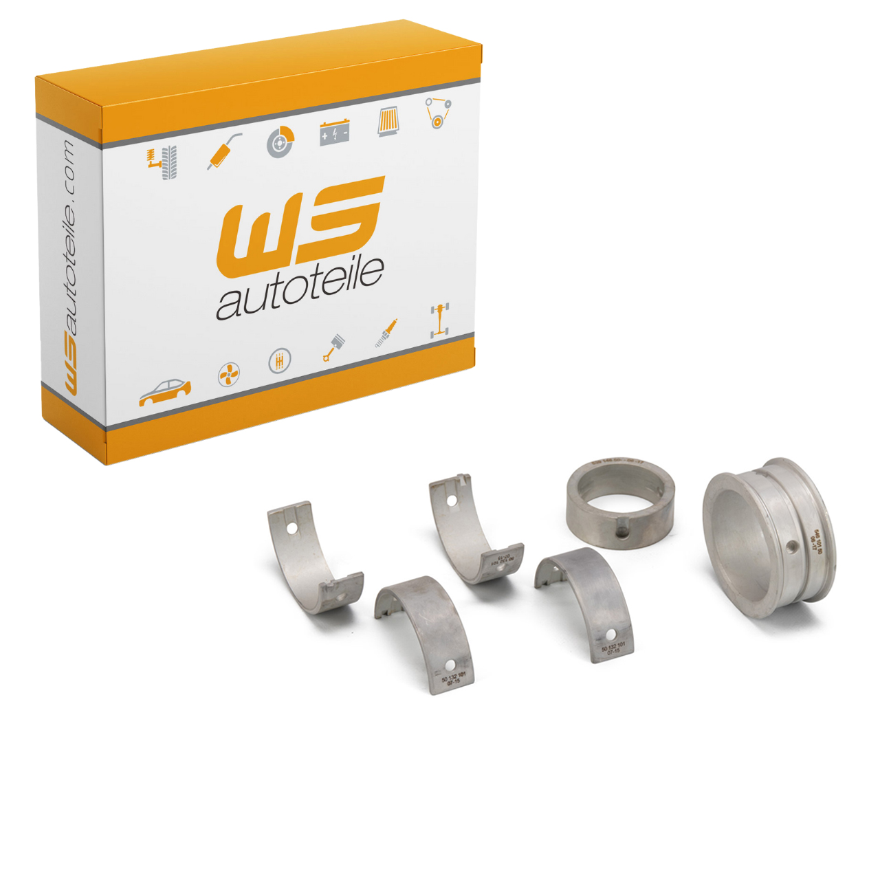 Kurbelwellenlager Satz 25MM für PORSCHE 356 B/C 1600 + 912 1.6 innen 61610013850