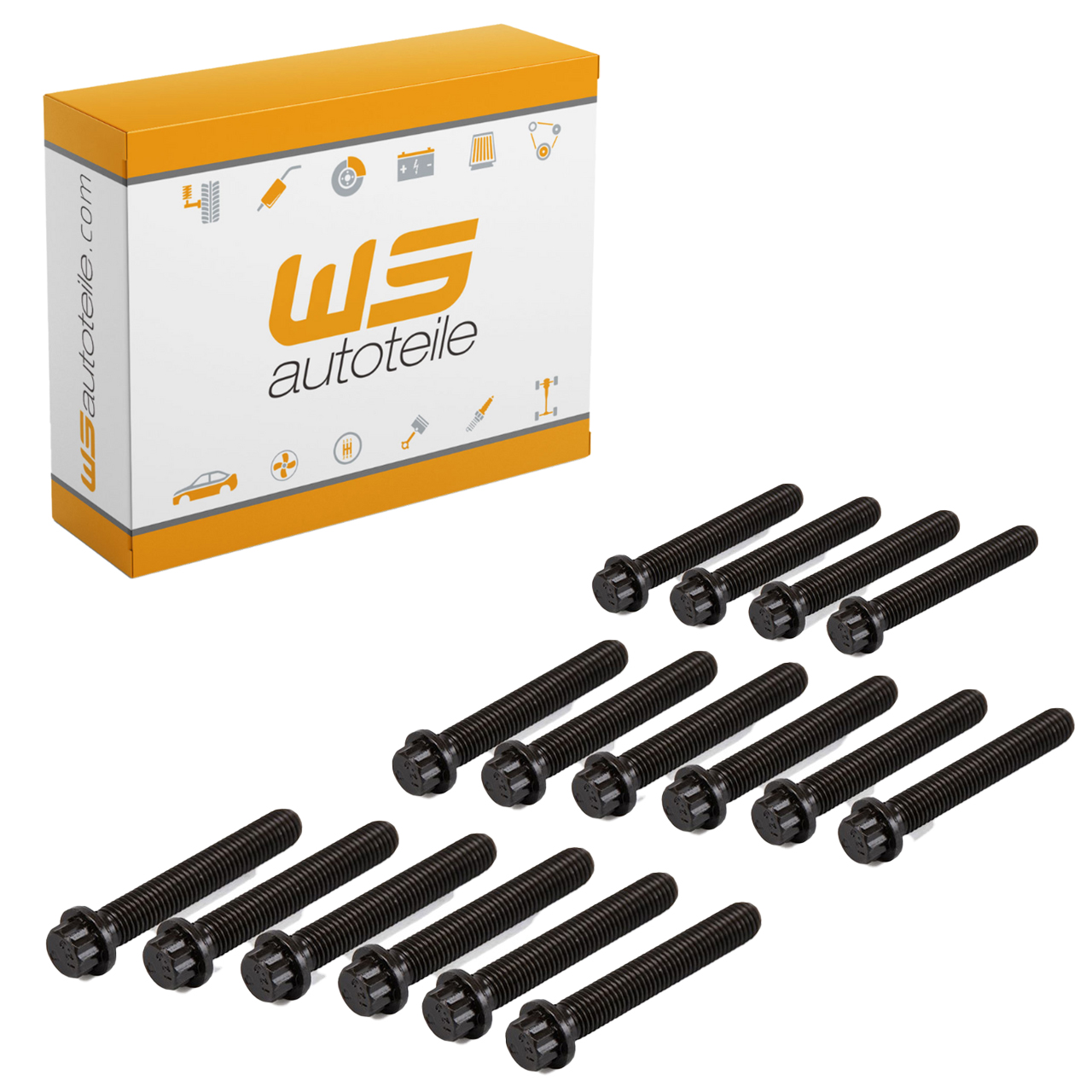 16x Connecting Rod Bolt for PORSCHE 996, 997, Boxster, Cayman, Cayenne, Macan, Panamera 99710311501