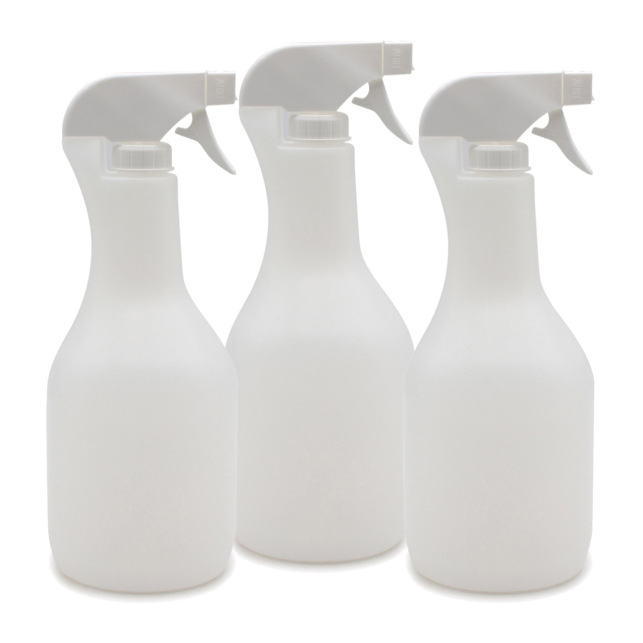 3x 1L Spr&uuml;hflasche Pumpzerst&auml;uber Pumpspr&uuml;hflasche WEISS mit Spr&uuml;hkopf UNBEF&Uuml;LLT