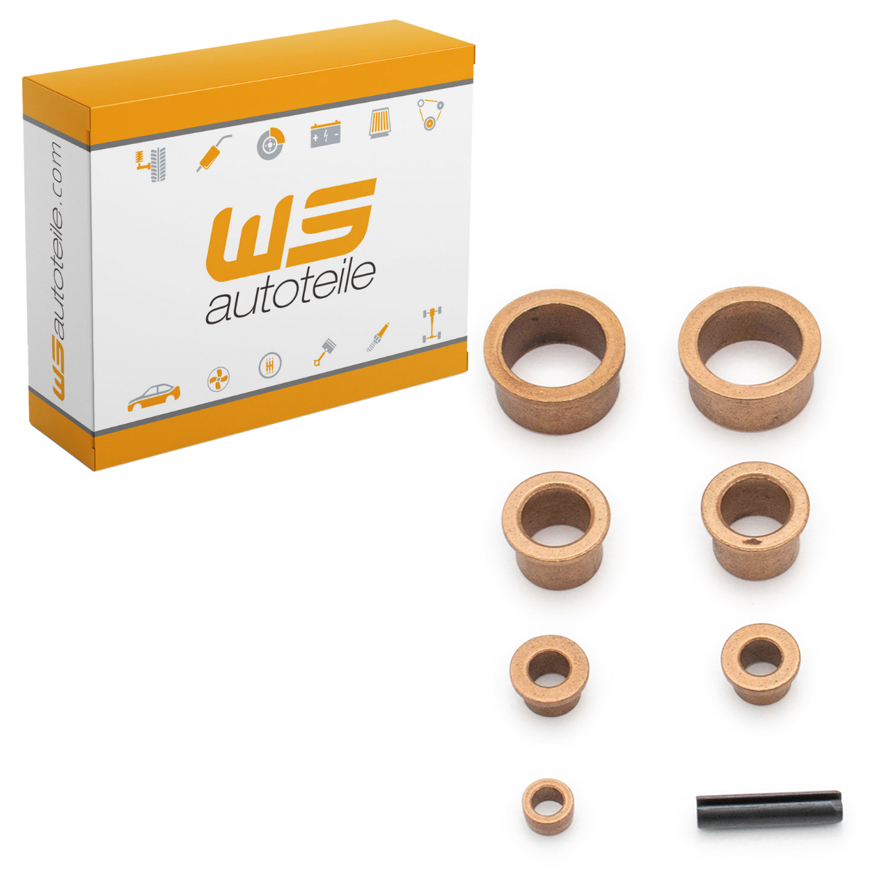 Reparatursatz Pedal f&uuml;r PORSCHE 911 912 mit Schaltgetriebe 93042340190 8-TEILIG