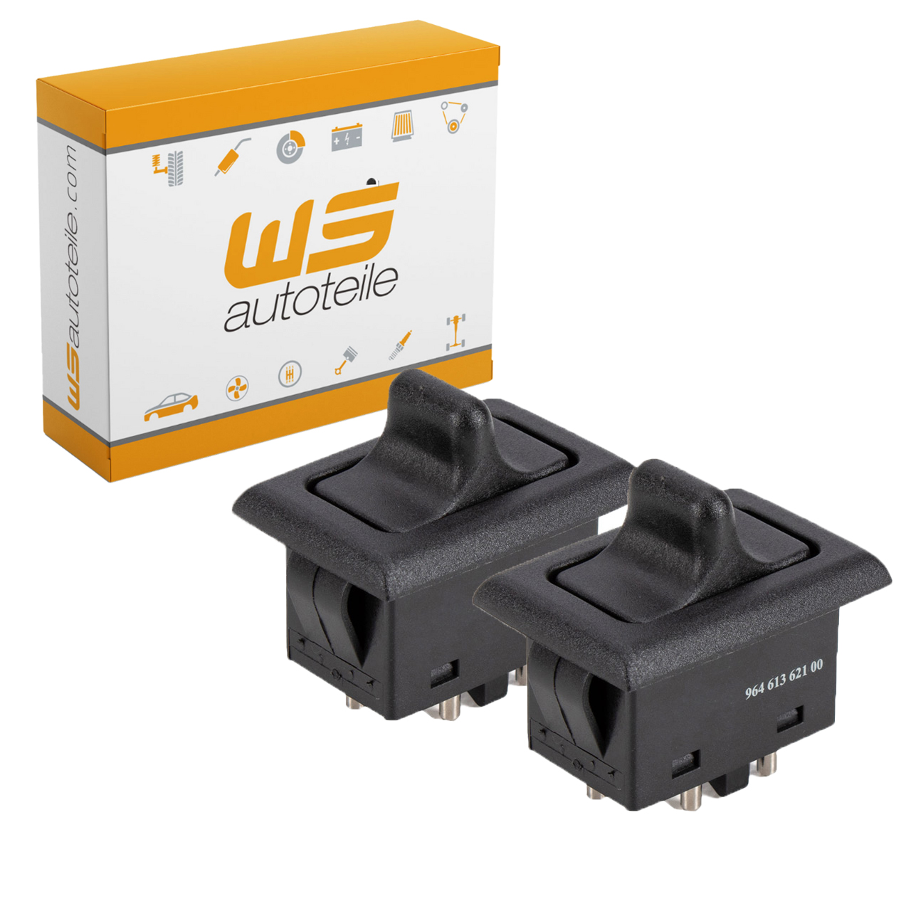 2x Schalter Kippschalter Fensterheber für PORSCHE 964 993 vorne 9646136210201C