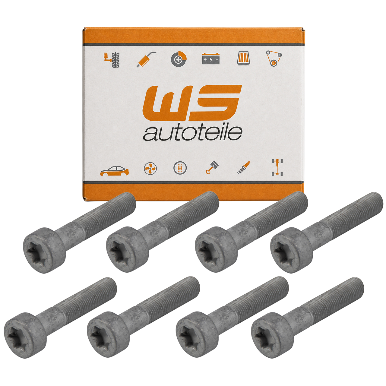8x Schraube M10x1x50 Schwungscheibe f&uuml;r PORSCHE 996 997 Boxster Cayman 986 987 99907309202