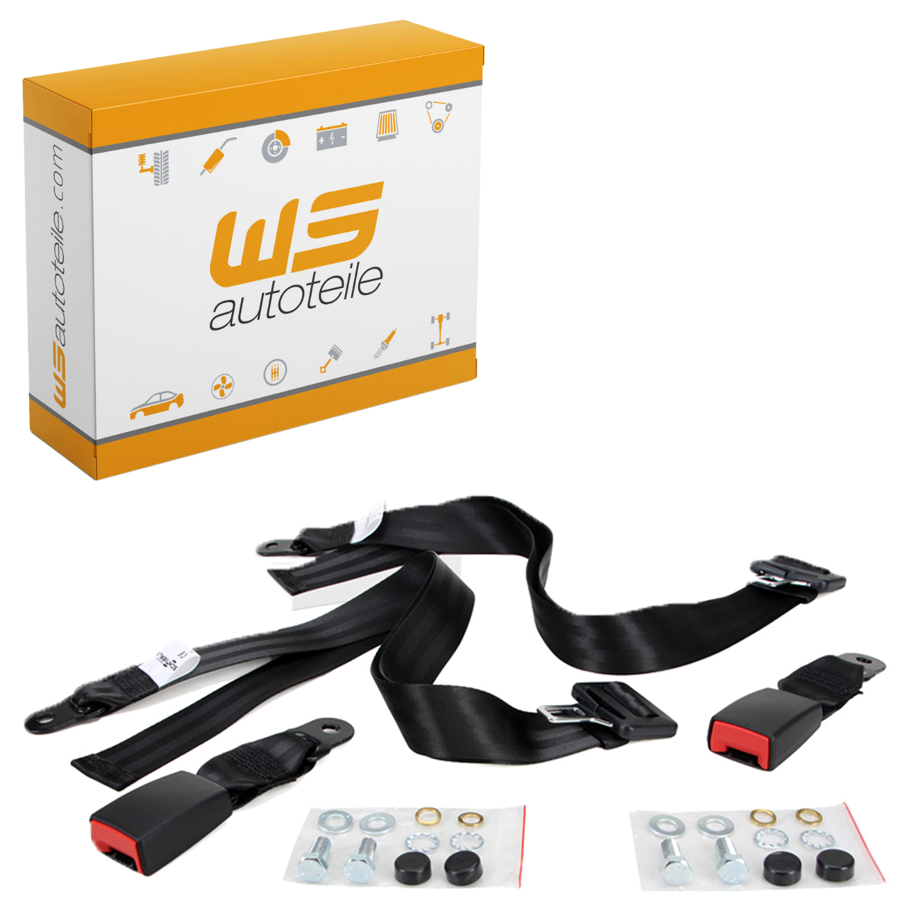 2x Sicherheitsgurt 2-Punkt für PORSCHE 911 / TARGA 1969-1990 hinten 47795779570B