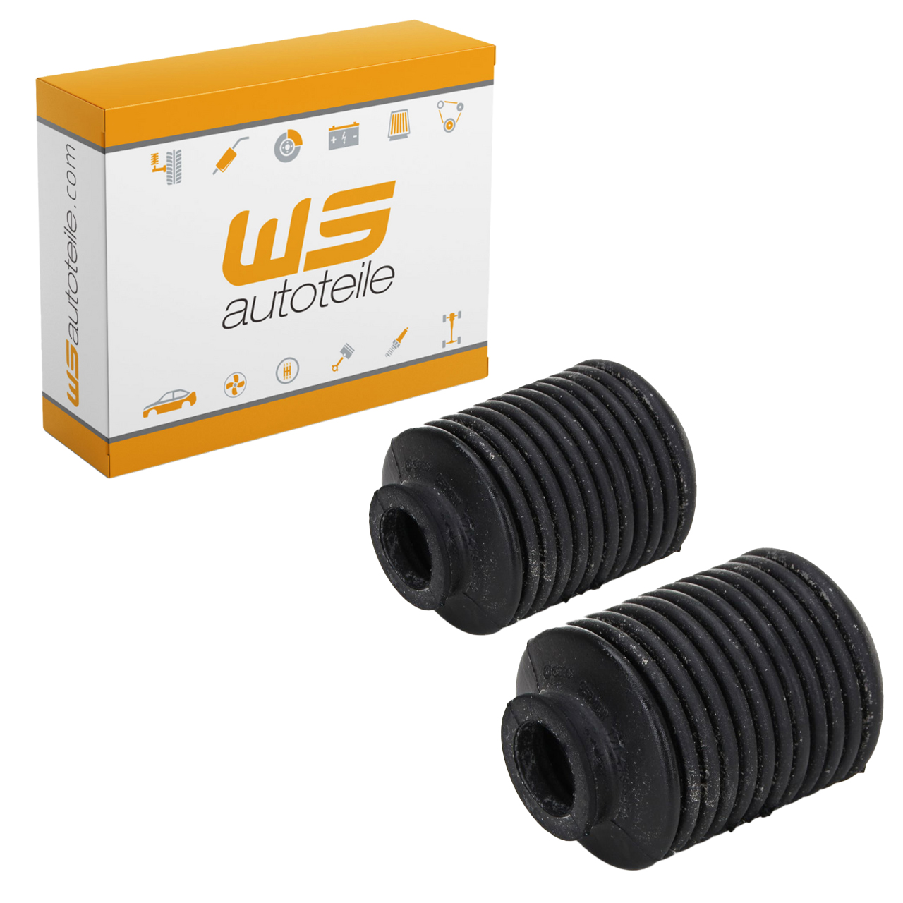 2x Spurstange Manschette f&uuml;r PORSCHE 993 924 944 959 968 mit Servo vorne PCG419831C