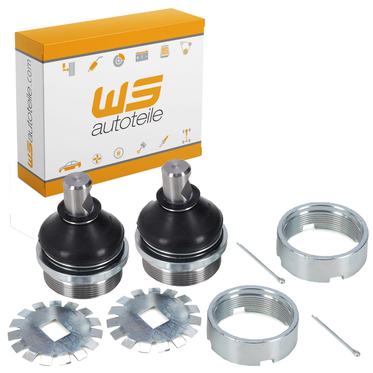 2x Traggelenk + Zubeh&ouml;r f&uuml;r PORSCHE 911 2.7 3.0 3.2 3.3 1972-1990 vorne 91134104905