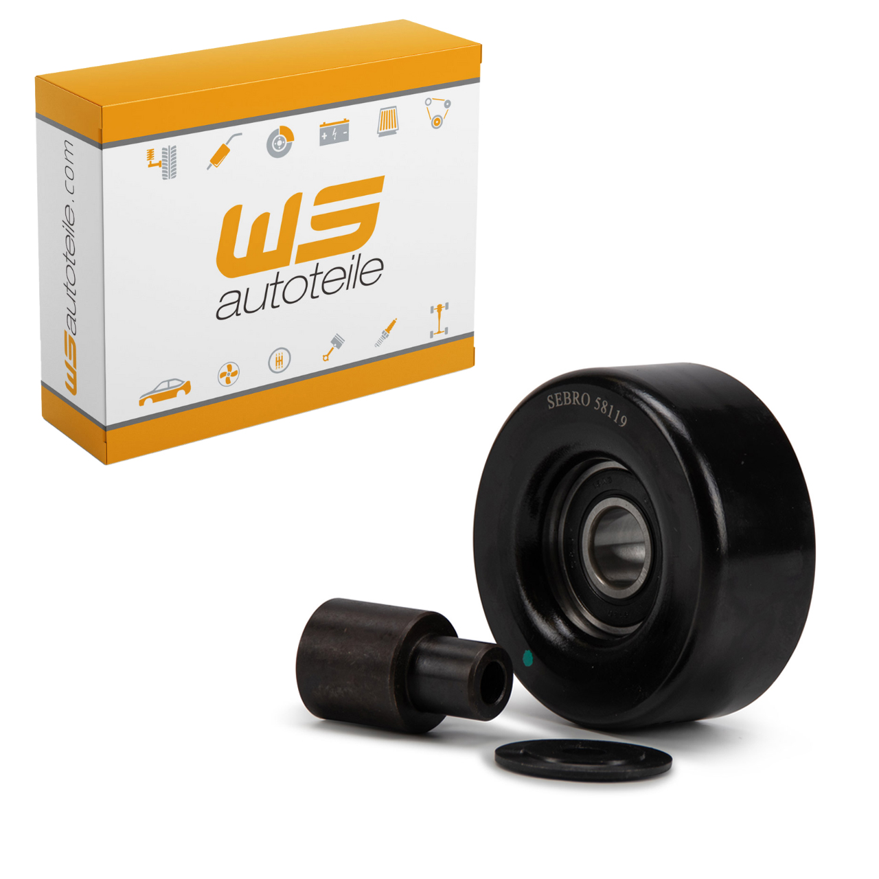 Umlenkrolle Keilrippenriemen f&uuml;r PORSCHE 996 997 Boxster Cayman (986 987) 99610211958