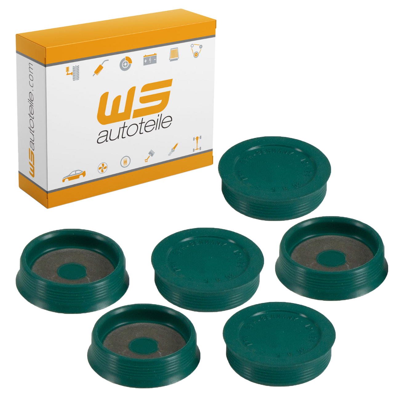 6x Verschlussdeckel Nockenwelle für PORSCHE 996 3.4 Carrera Boxster (986) 99610421554