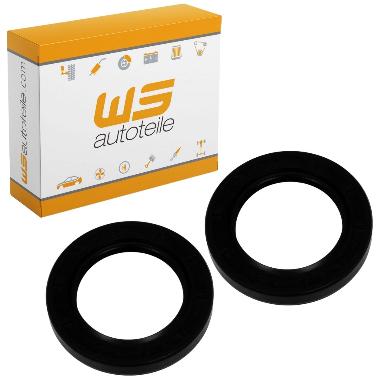 2x Simmerring for Differential Drive Shaft for BMW MINI 33107505601