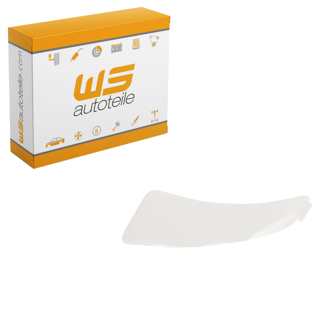 Steinschlagschutzfolie SEITENTEIL f&uuml;r PORSCHE Boxster Cayman (987) rechts 98750482602