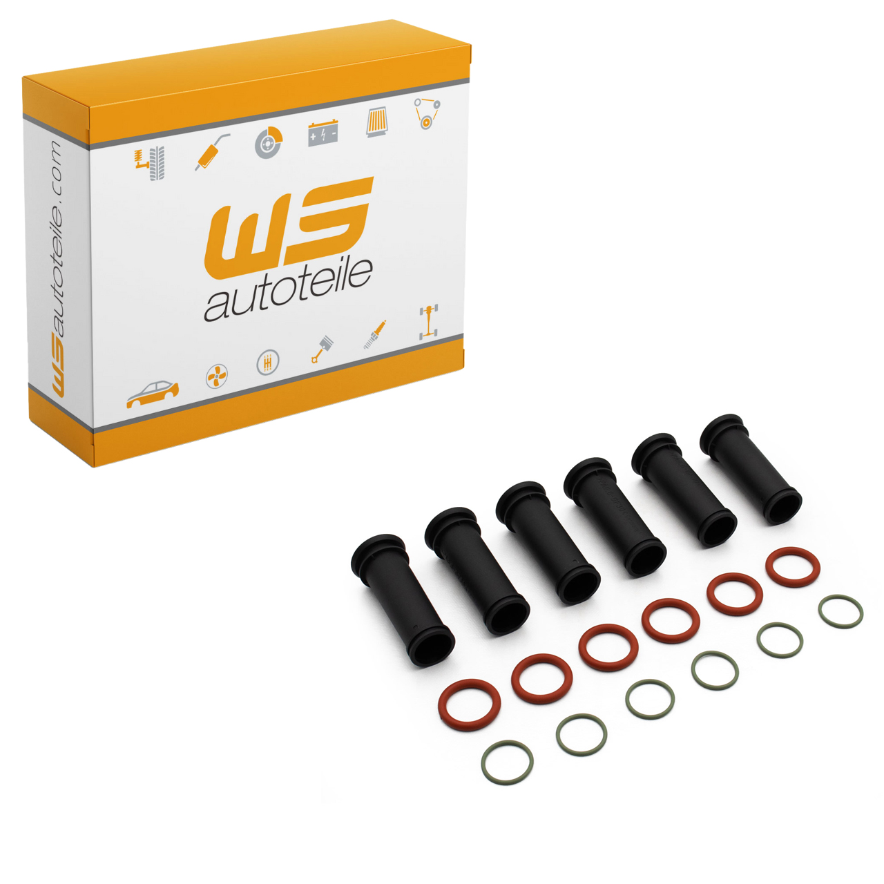 Zündkerzen Steckerhülsen Dichtung Set für PORSCHE 996 3.4/3.6 Carrera Boxster (986)