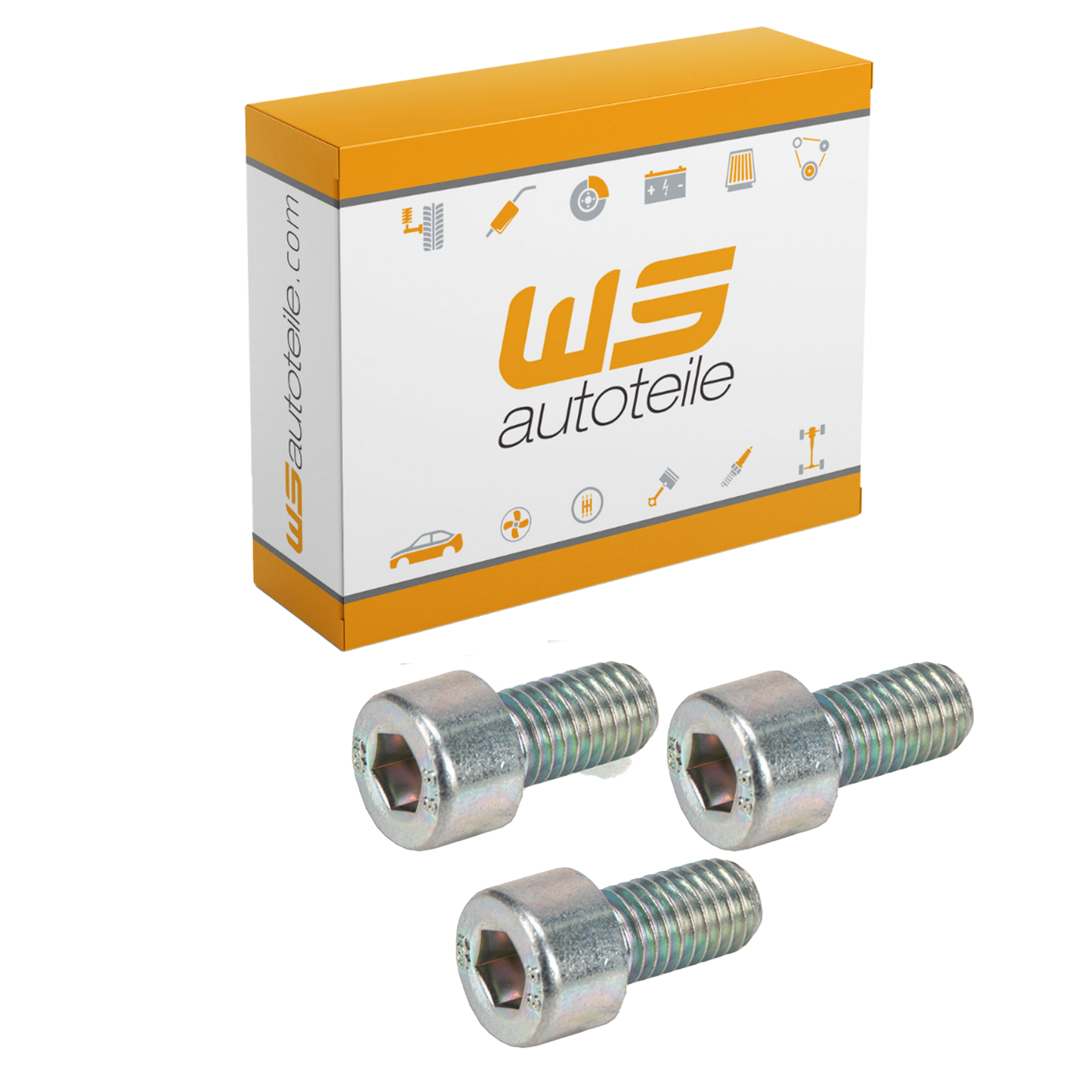 3 M8 cylinder head bolts for PORSCHE 90006713103