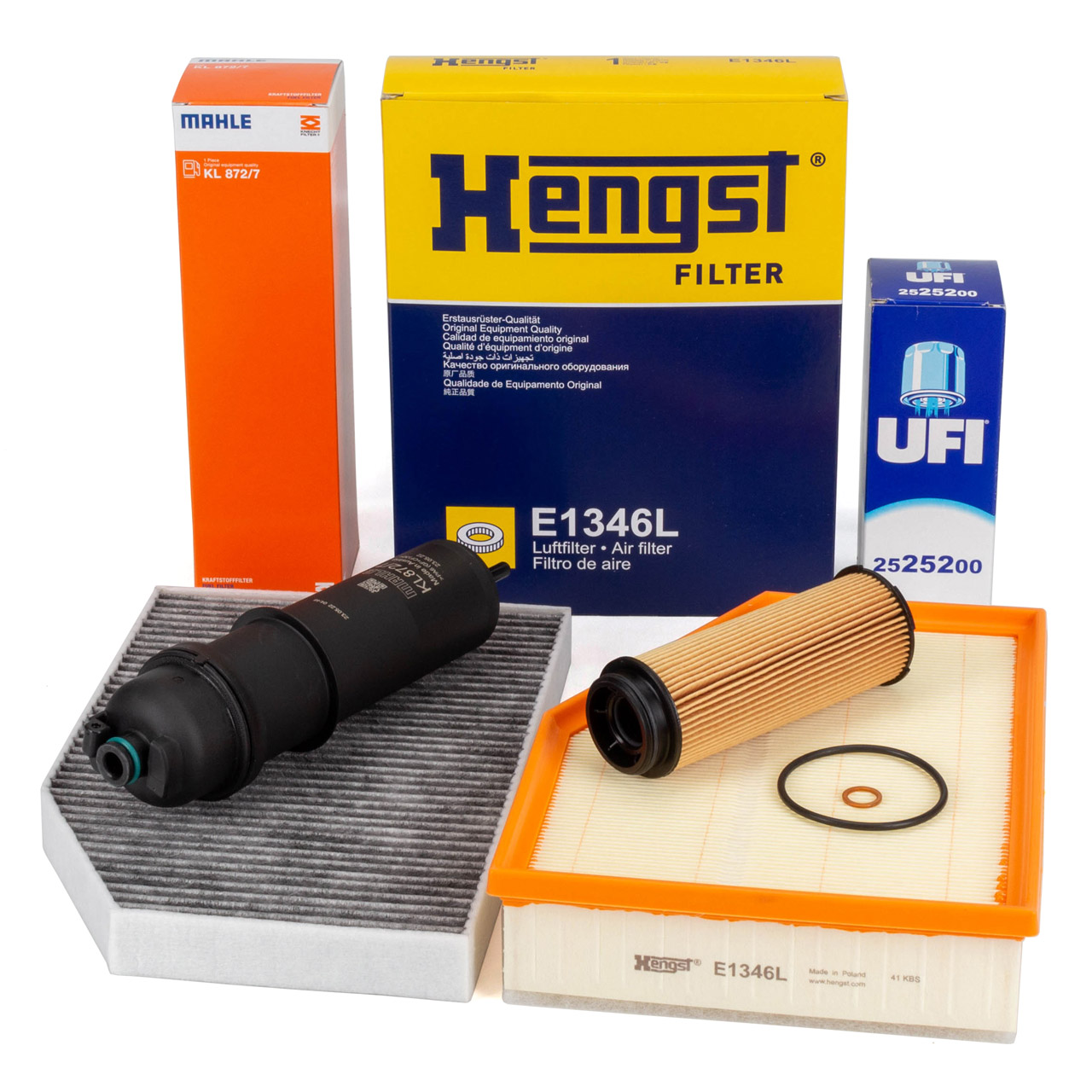 Filter-Set 4-tlg f&uuml;r BMW X3 G01 X4 G02 30d M40d 249-340 PS B57