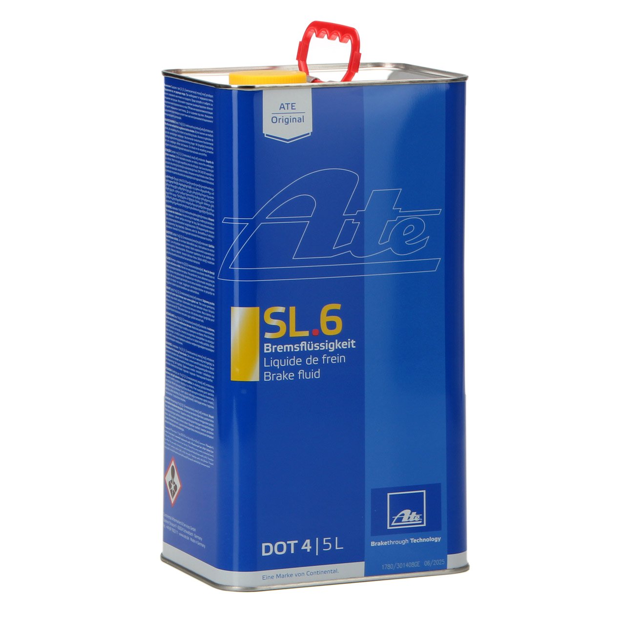 5L 5 Liter ATE 03.9901-6403.2 706403 Bremsflüssigkeit Brake Fluid SL 6 DOT 4