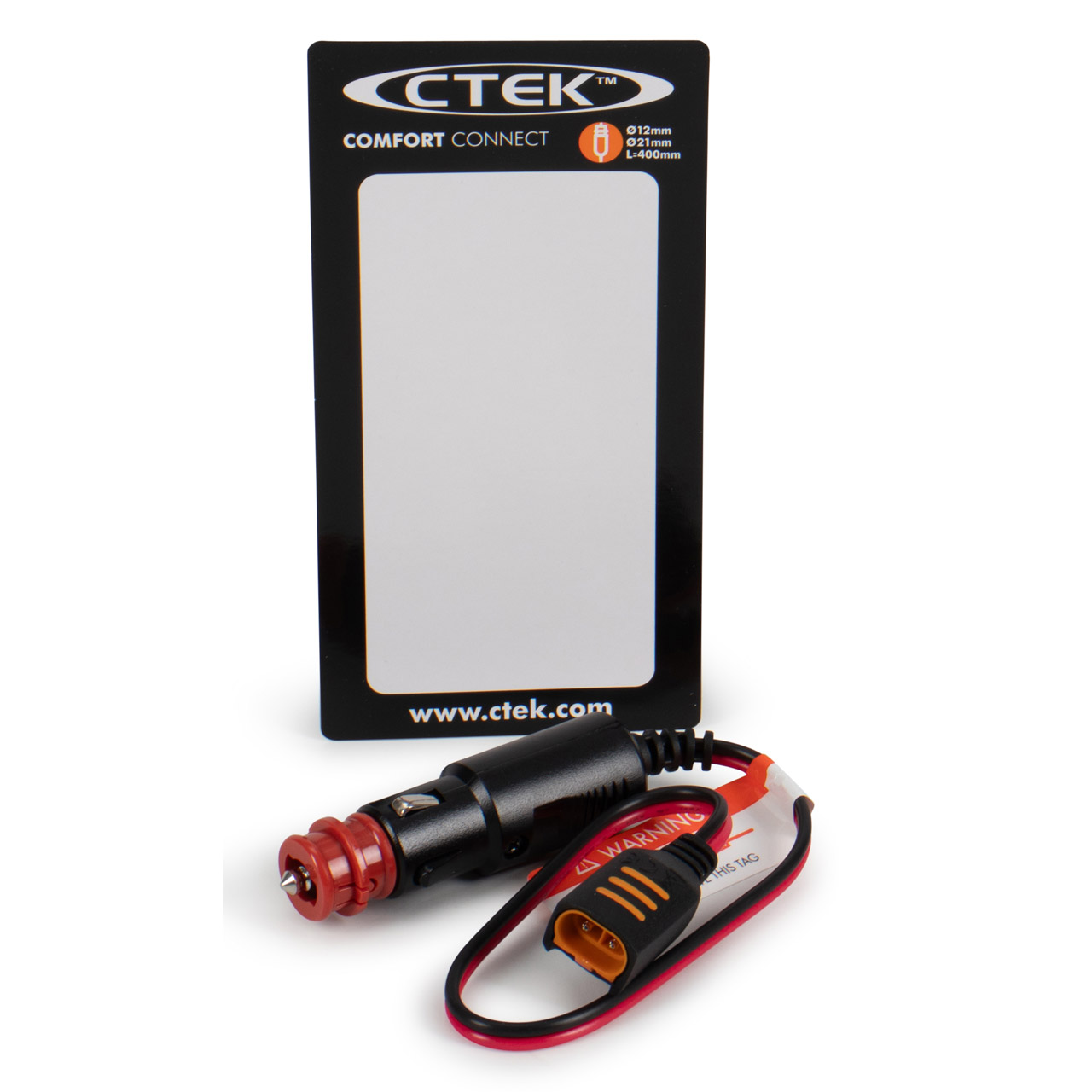 CTEK 56-263 Connect CIG Plug Ladekabel Zigarettenanzünder 0,4m für 12V Batterieladegerät